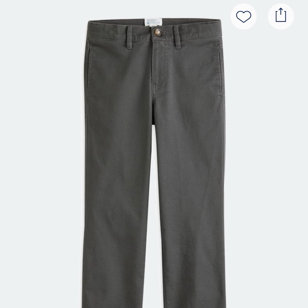 Market & Spruce SizeFlex Adjustable Waistband Straight Leg Chino Pant - Size 7